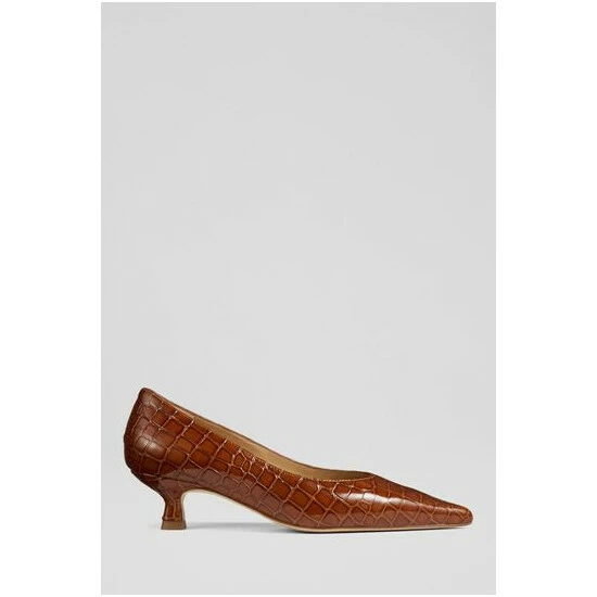 unnamed-file-147.jpg LK Bennett Dakota Ginger Croc-Effect Patent Leather Kitten Heel Brown Courts -LK Bennett Shop unnamed file 147