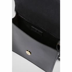 LK Bennett Dawsey High-Shine Leather Cross-Body Shoulder Black Bag -LK Bennett Shop unnamed file 1472