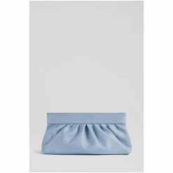 LK Bennett Blue Leather Clutch Bag -LK Bennett Shop unnamed file 1476