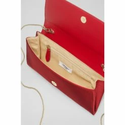 LK Bennett Red Catalina Satin Bow Detail Clutch -LK Bennett Shop unnamed file 1492