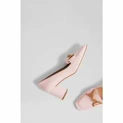 LK Bennett Samantha Pink Crinkle Patent Snaffle-Detail Courts -LK Bennett Shop unnamed file 150