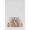 LK Bennett Grey Dawsey Natural Snake Print Leather Cross-Body Shoulder Bag