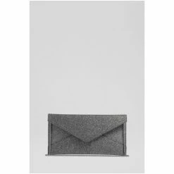 LK Bennett Kendall Glitter Fabric Envelope Black Clutch Bag -LK Bennett Shop unnamed file 1532