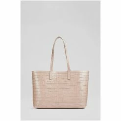 LK Bennett LKBennett Natural Adele Recycled Croc-Effect Leather Tote Bag -LK Bennett Shop unnamed file 1542