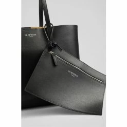 LK Bennett Adele Recycled Saffiano Black Leather Tote Bag -LK Bennett Shop unnamed file 1546
