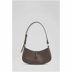 LK Bennett LKBennett Beatrice Brown Leather Baguette Shoulder Bag -LK Bennett Shop unnamed file 1572