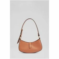 LK Bennett LKBennett Beatrice Tan Brown Leather Baguette Shoulder Bag -LK Bennett Shop unnamed file 1586