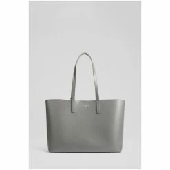 LK Bennett LKBennett Dark Grey Adele Recycled Saffiano Leather Tote Bag -LK Bennett Shop unnamed file 1591
