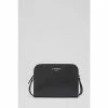 LK Bennett LKBennett Marie Black Recycled Saffiano Leather Cross-Body Bag
