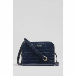 LK Bennett Blue Marie Croc-Effect Leather Cross-body Bag -LK Bennett Shop unnamed file 1614