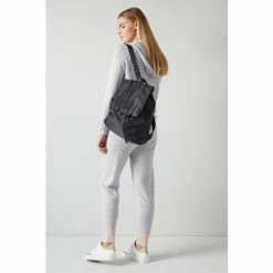 LK Bennett Billie Recycled Nylon Black Backpack -LK Bennett Shop unnamed file 1626