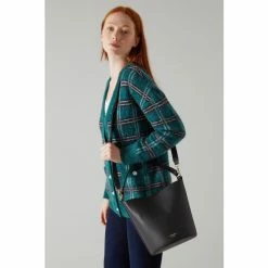 LK Bennett Cecilia Leather Bucket Black Bag -LK Bennett Shop unnamed file 1631