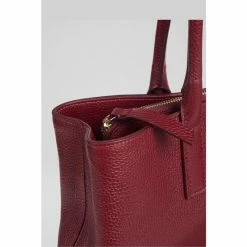 LK Bennett Red Lilian Burgundy Grainy Leather Tote Bag -LK Bennett Shop unnamed file 1635