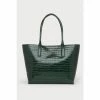 LK Bennett Forest Green Lacey Simple Tote Bag