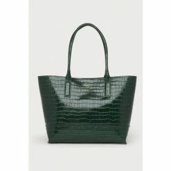 LK Bennett Forest Green Lacey Simple Tote Bag