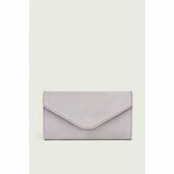 LK Bennett Grey Dominica Piping Clutch
