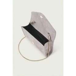 LK Bennett Grey Dominica Piping Clutch -LK Bennett Shop unnamed file 1672