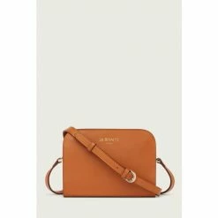 LK Bennett Natural Marie Tan Leather Cross-Body Bag