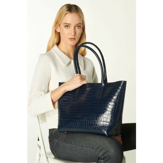 unnamed-file-1695.jpg LK Bennett Lacey Navy Blue Croc-Effect Leather Tote Bag -LK Bennett Shop unnamed file 1695