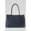 LK Bennett Blue Lillian Leather Tote Bag