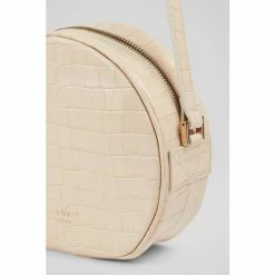 LK Bennett Hayden Croc-Effect Leather Round Shoulder Bag Navy Blue -LK Bennett Shop unnamed file 1743