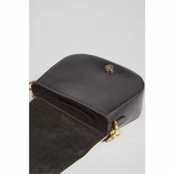 LK Bennett Black Sandra Saddle Snuffle Bag -LK Bennett Shop unnamed file 1752