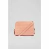 LK Bennett Marie Blush Pink Croc-Effect Leather Cross-Body Bag