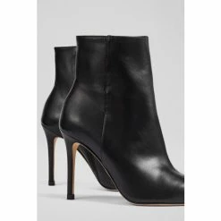 LK Bennett Cleo Black Leather Pointed Stiletto Ankle Boots -LK Bennett Shop unnamed file 1815
