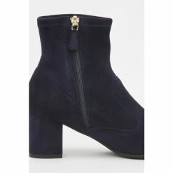 LK Bennett Alexis Navy Blue Suede Ankle Boots -LK Bennett Shop unnamed file 1820