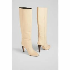 LK Bennett Margret Cream Leather Knee-High Boots -LK Bennett Shop unnamed file 1829