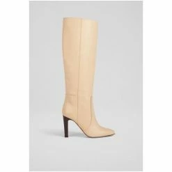 LK Bennett Margret Cream Leather Knee-High Boots -LK Bennett Shop unnamed file 1831