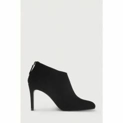 LK Bennett Emily Black Suede Ankle Boots
