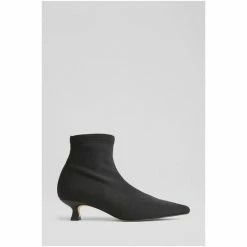 LK Bennett Bernadette Stretch Nylon Ankle Black Boots -LK Bennett Shop unnamed file 1841