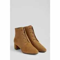 LK Bennett Lola Brown Suede Lace Up Ankle Boots -LK Bennett Shop unnamed file 1849