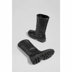 LK Bennett Roby Black Leather Faux Fur Lined Boots -LK Bennett Shop unnamed file 1899