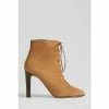 LK Bennett Lydia Suede Lace-Up Ankle Brown Boots