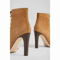 LK Bennett Lydia Suede Lace-Up Ankle Brown Boots -LK Bennett Shop unnamed file 1930