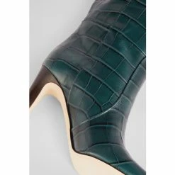 LK Bennett Margret Sea Green Croc-Effect Leather Knee High Boots -LK Bennett Shop unnamed file 1935