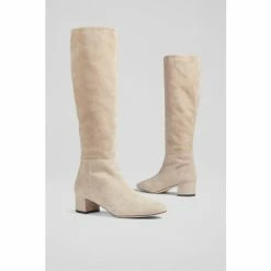 LK Bennett Karen Taupe Suede Knee-High Boots -LK Bennett Shop unnamed file 1979