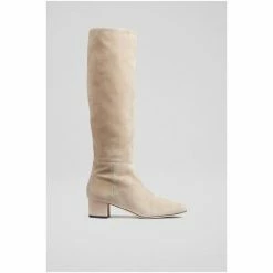 LK Bennett Karen Taupe Suede Knee-High Boots -LK Bennett Shop unnamed file 1981