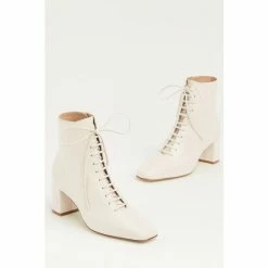 LK Bennett White Arabella Open Lace-Up Boots -LK Bennett Shop unnamed file 2012
