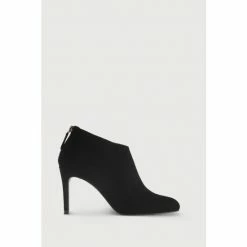 LK Bennett Black Emily Almond Toe Ankle Boots