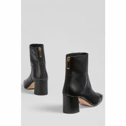 LK Bennett Maxine Stitch Block Heel Black Ankle Boots -LK Bennett Shop unnamed file 2051