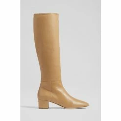 LK Bennett Natural Karen Kristen Low Boots