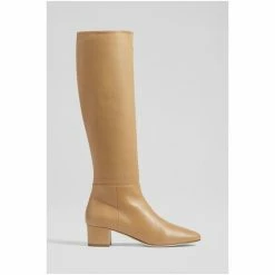 LK Bennett Natural Karen Kristen Low Boots -LK Bennett Shop unnamed file 2063