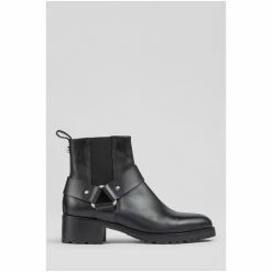 LK Bennett Rue Black Leather Biker Boots -LK Bennett Shop unnamed file 2070