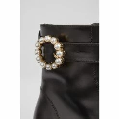 LK Bennett Martina Pearl Trim Black Ankle Boots -LK Bennett Shop unnamed file 2087