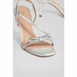 LK Bennett Serene Silver Mirror Metallic Strappy Bow Sandals -LK Bennett Shop unnamed file 2104