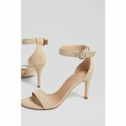 LK Bennett Natural Suede Single Strap Sandals -LK Bennett Shop unnamed file 2125