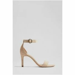 LK Bennett Natural Suede Single Strap Sandals -LK Bennett Shop unnamed file 2126